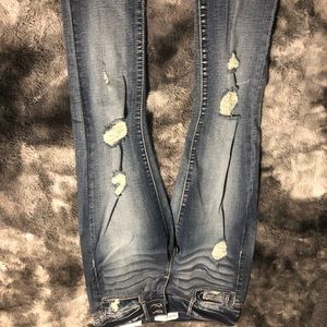 NEW ripped boot cut jeans